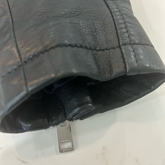 Diesel Black Leather Jacket! - Picture 10 of 16